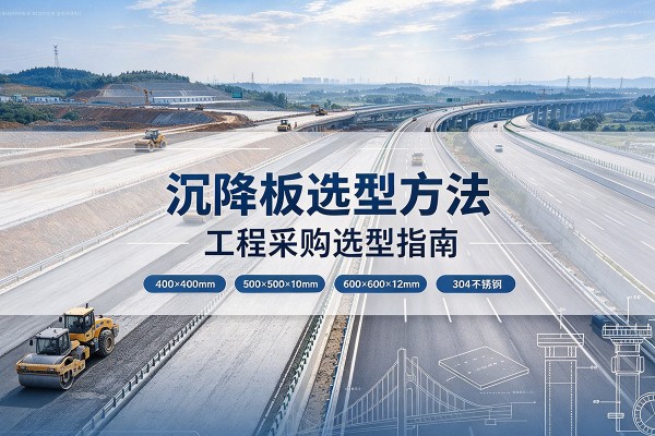 叙州沉降板选择方法